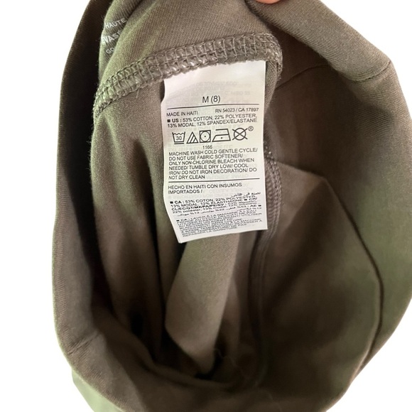 Old Navy Active PowerChill Flare Leggings | High Rise Crossover Waist M Girls - Picture 4 of 9